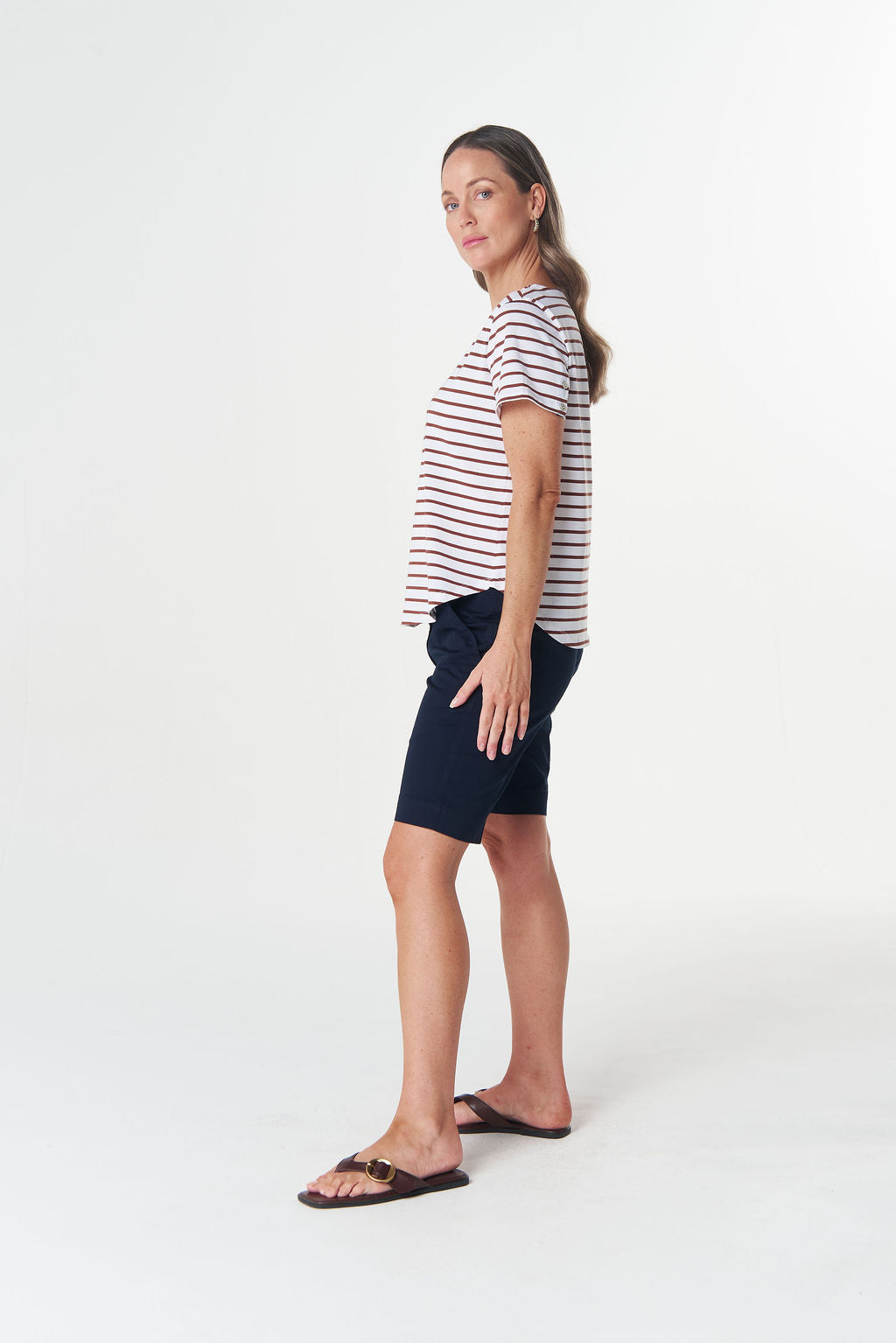 Goondiwindi Cotton Relaxed Button Detail Tee