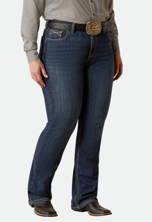 ARIAT WMS PERFECT RISE BOOT CUT DESIREE -  MIDNIGHT