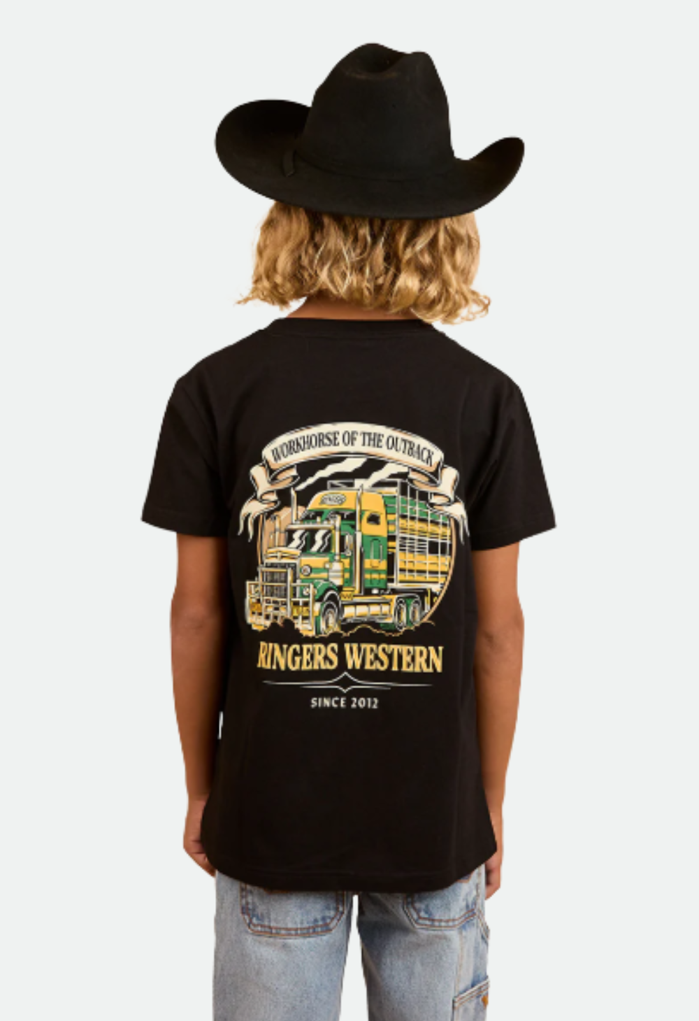 Ringers Western Workhorse Kids Classic Fit T-Shirt - Black