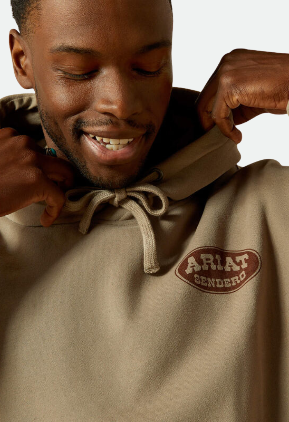 Ariat Men's Sendero Slow Horses Hoodie - Brindle