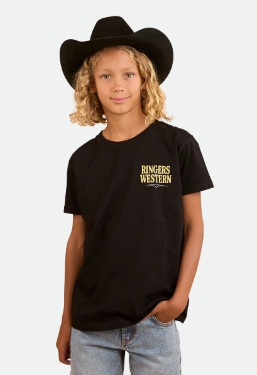 Ringers Western Workhorse Kids Classic Fit T-Shirt - Black
