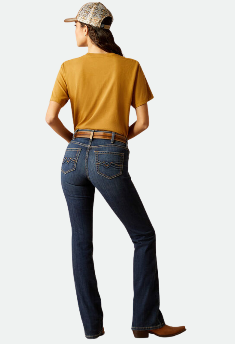 ARIAT WMS PERFECT RISE BOOT CUT DESIREE -  MIDNIGHT