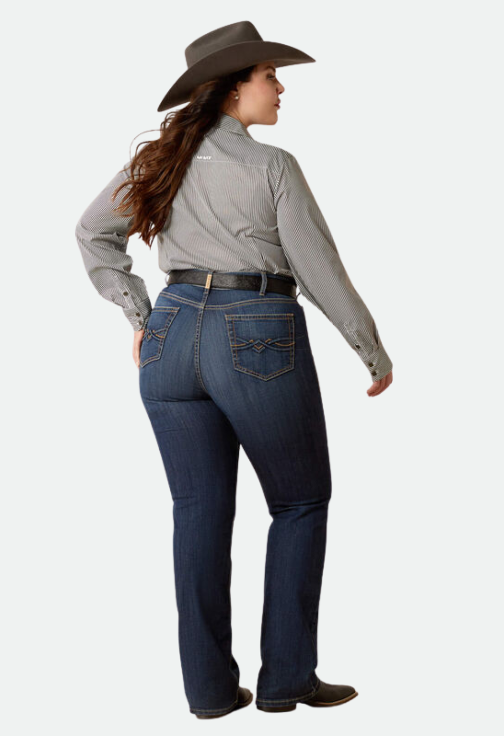 ARIAT WMS PERFECT RISE BOOT CUT DESIREE -  MIDNIGHT