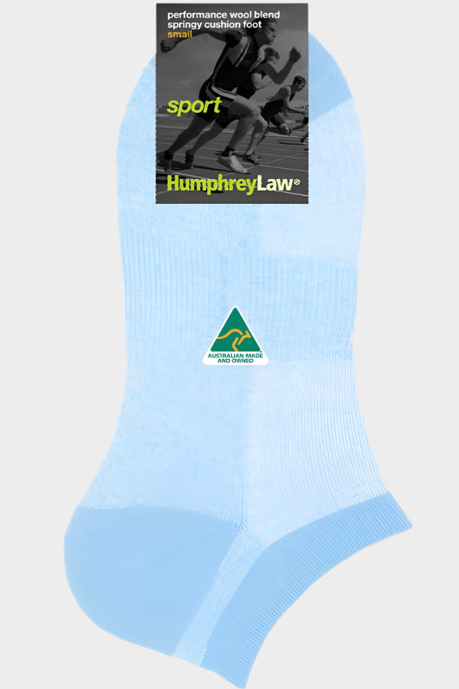 Humphrey Law 67% Wool Terry Cushion Sole Sport Sock - Size Medium