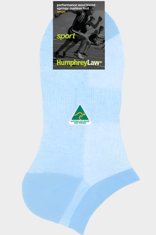 Humphrey Law 67% Wool Terry Cushion Sole Sport Sock - Size Medium