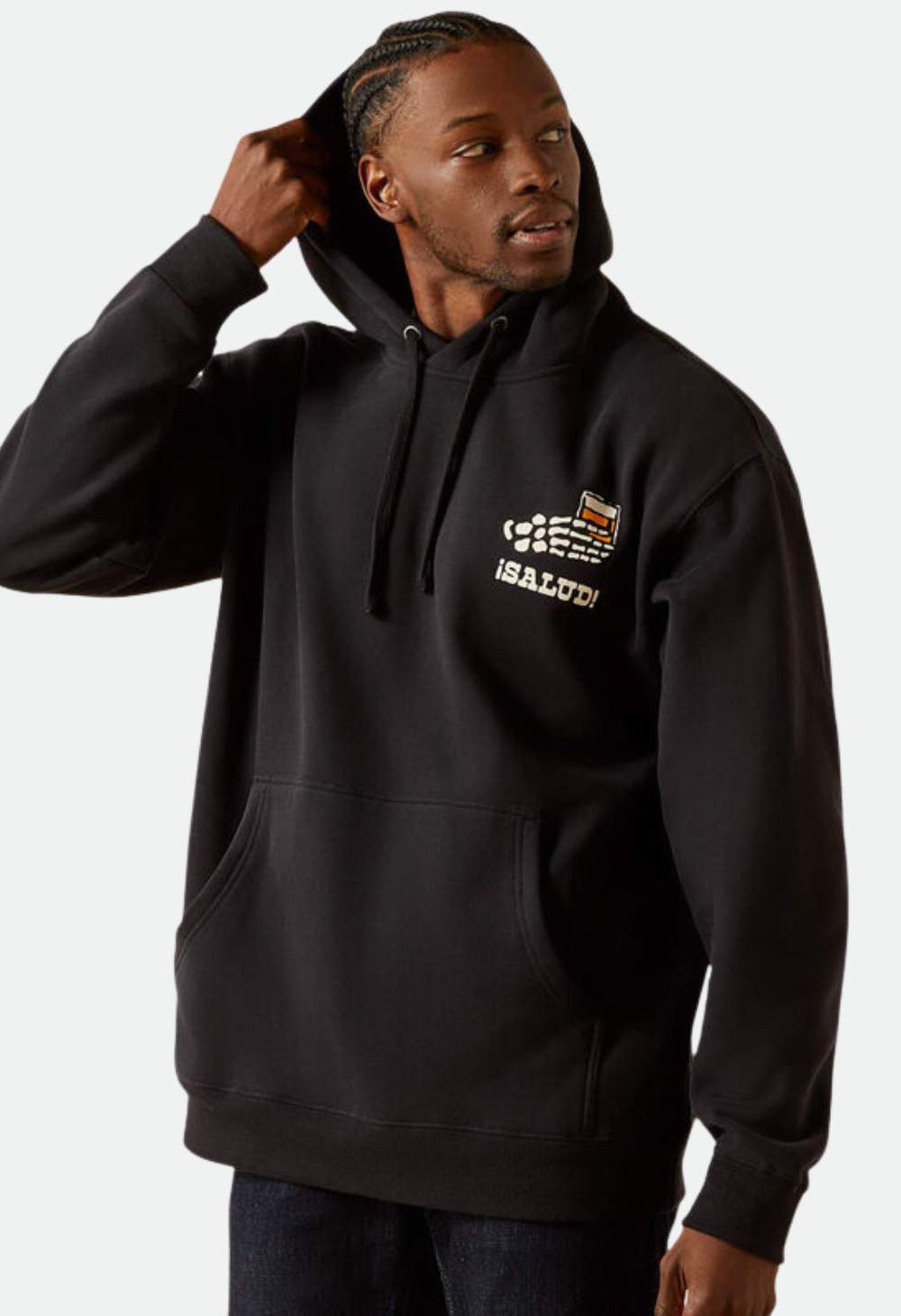 Ariat Men's Sendero When Life Gives You Agaves Hoodie - Black