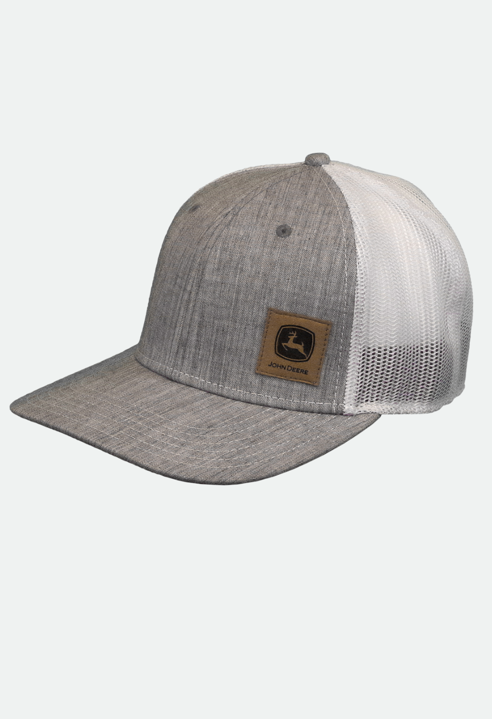 John Deere Twill Mesh Cap - Grey/White