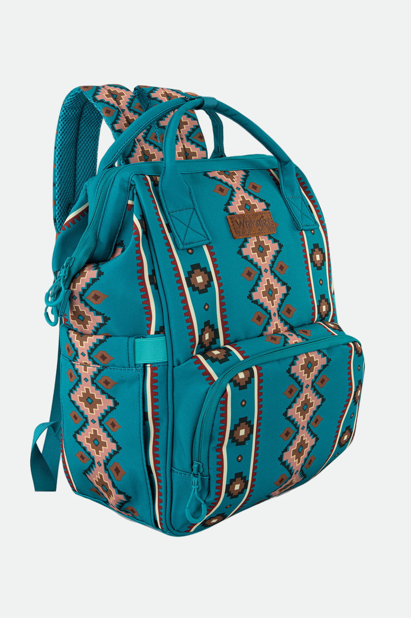 WRANGLER SOUTHWESTERN BACKPACK BABY BAG (S24/25)_TURQUOISE