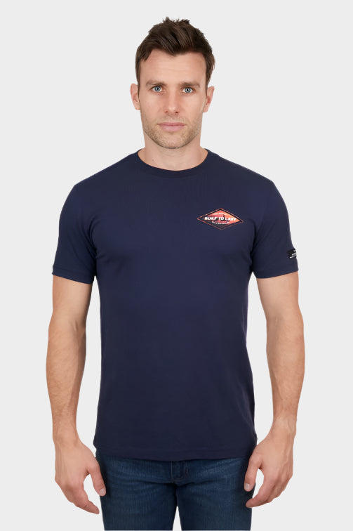 PURE WESTERN MENS NEIL S/S TEE (NAVY)
