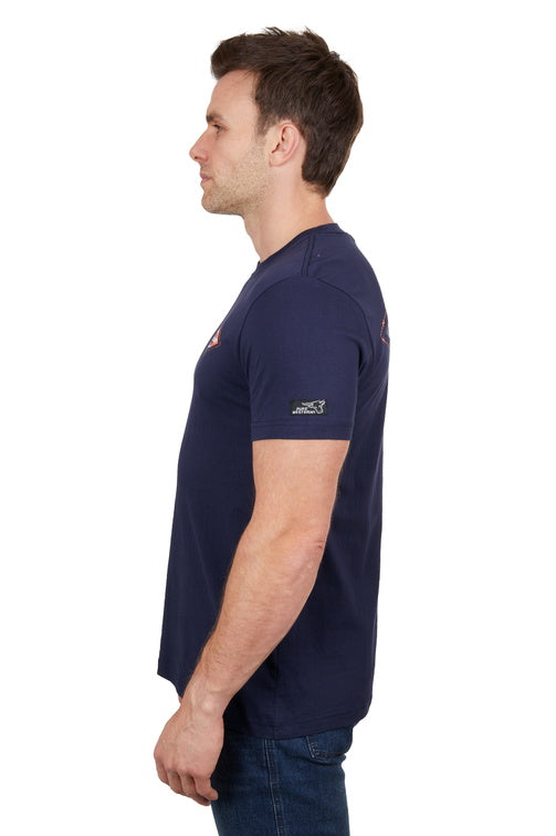 PURE WESTERN MENS NEIL S/S TEE (NAVY)
