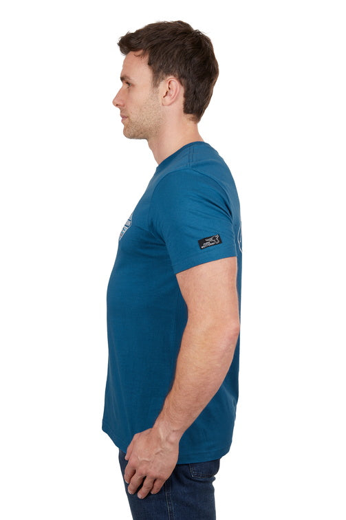 PURE WESTERN MENS TODD S/S TEE (DENIM)