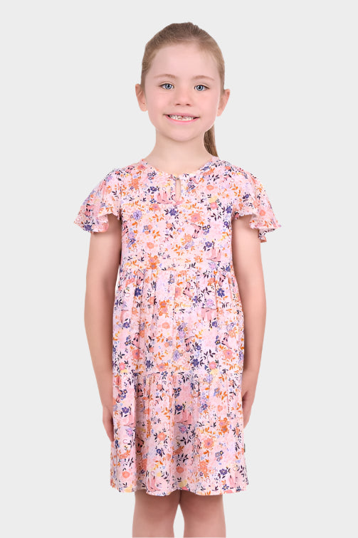 PURE WESTERN GIRLS JACINDA S/S DRESS (MULTICOLOUR)