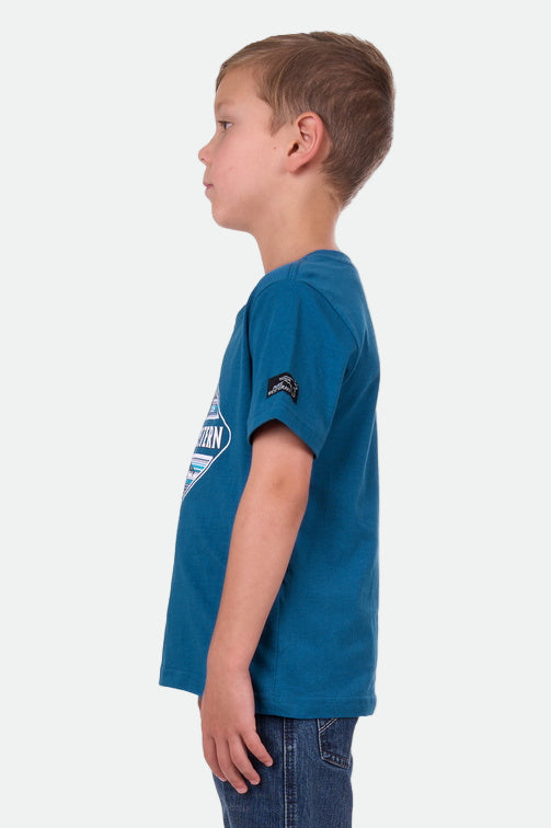 PURE WESTERN BOYS TODD S/S TEE (DENIM (Clearance)