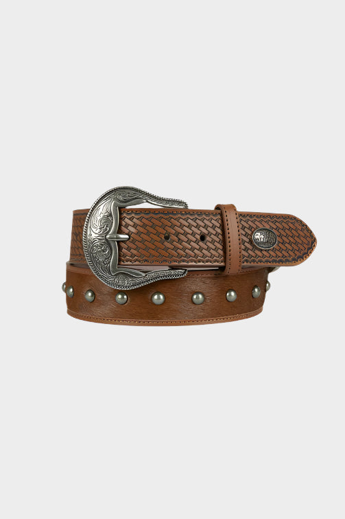 PURE WESTERN MENS TERRY BELT (TAN)