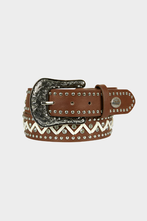 PURE WESTERN WOMENS ZAHLI BELT (TAN)