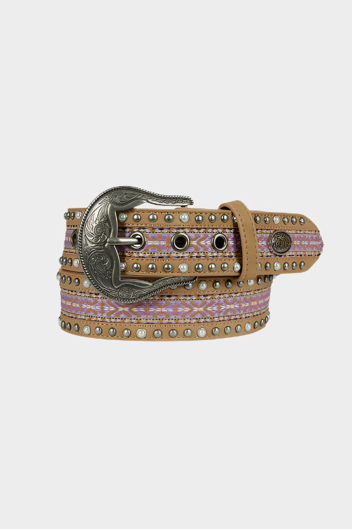 PURE WESTERN WOMENS NIKKI BELT (LIGHT TAN)