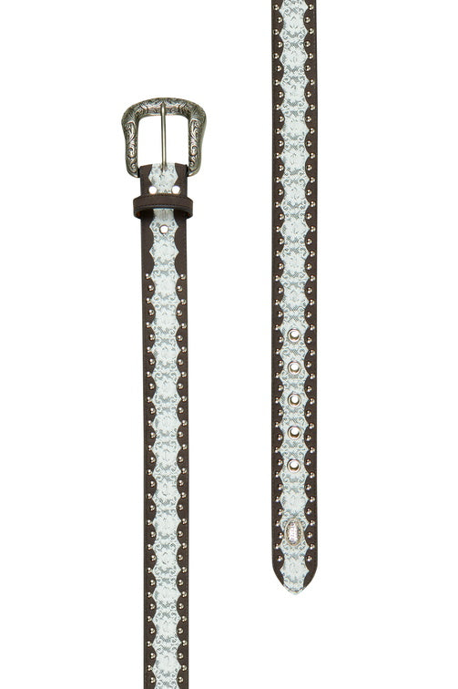 PURE WESTERN WOMENS LILLY BELT (CHOCOLATE)