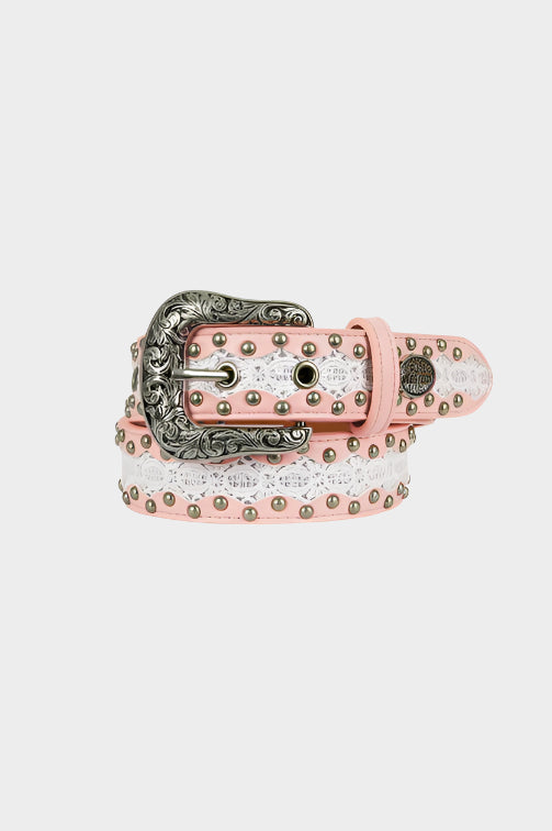 PURE WESTERN KIDS LILLY BELT (PINK)