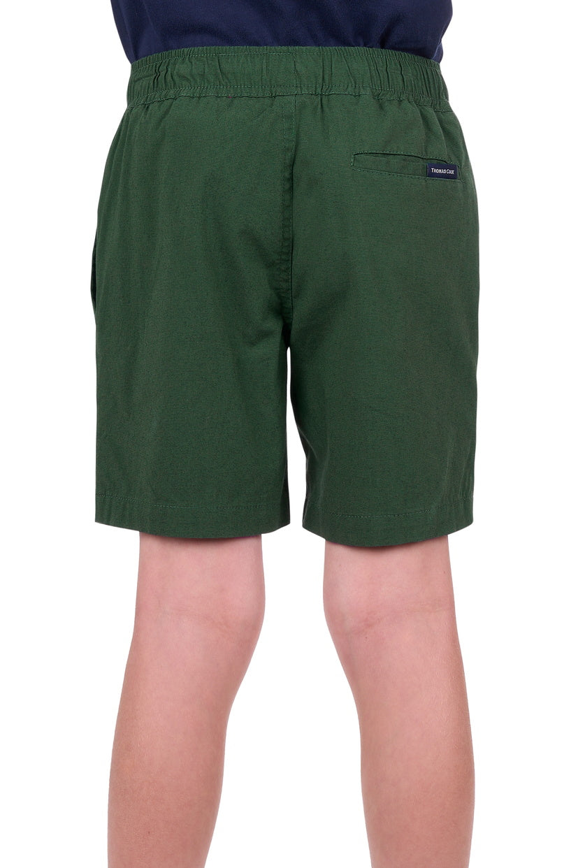 THOMAS COOK BOYS DAVIS SHORT (DARK GREEN)