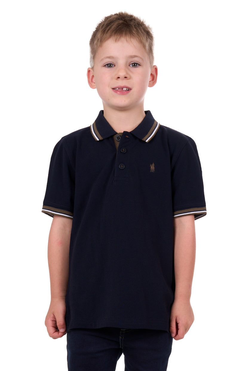 THOMAS COOK BOYS LOGAN S/S POLO (NAVY)