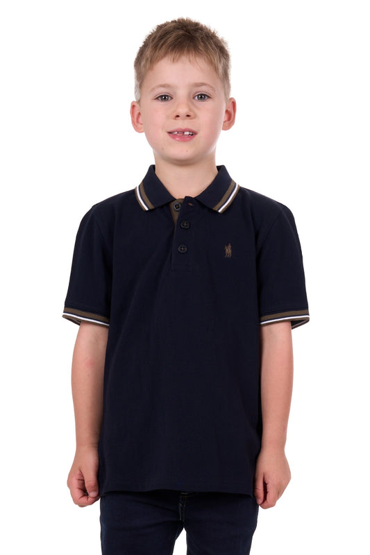 THOMAS COOK BOYS LOGAN S/S POLO (NAVY)