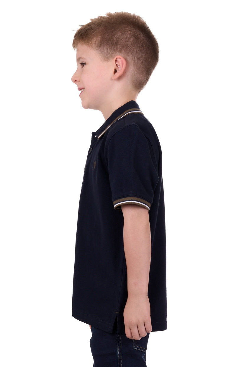 THOMAS COOK BOYS LOGAN S/S POLO (NAVY)