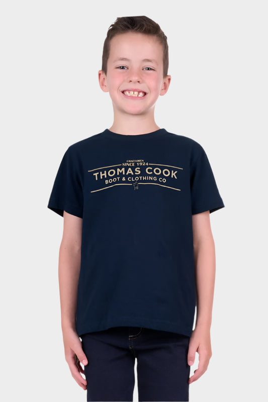 THOMAS COOK BOYS TYLER S/S TEE (NAVY)