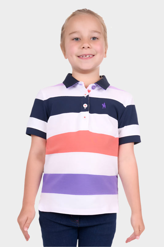 THOMAS COOK GIRLS GRACE S/S POLO (CORAL)