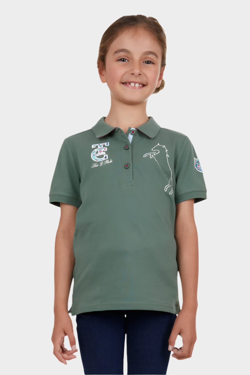 THOMAS COOK GIRLS LUNA S/S POLO (KHAKI)