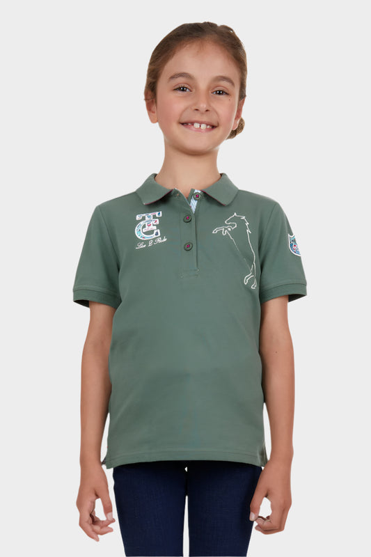 THOMAS COOK GIRLS LUNA S/S POLO (KHAKI)