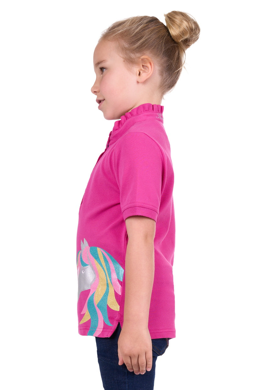 THOMAS COOK GIRLS DORRA S/S POLO (BERRY)