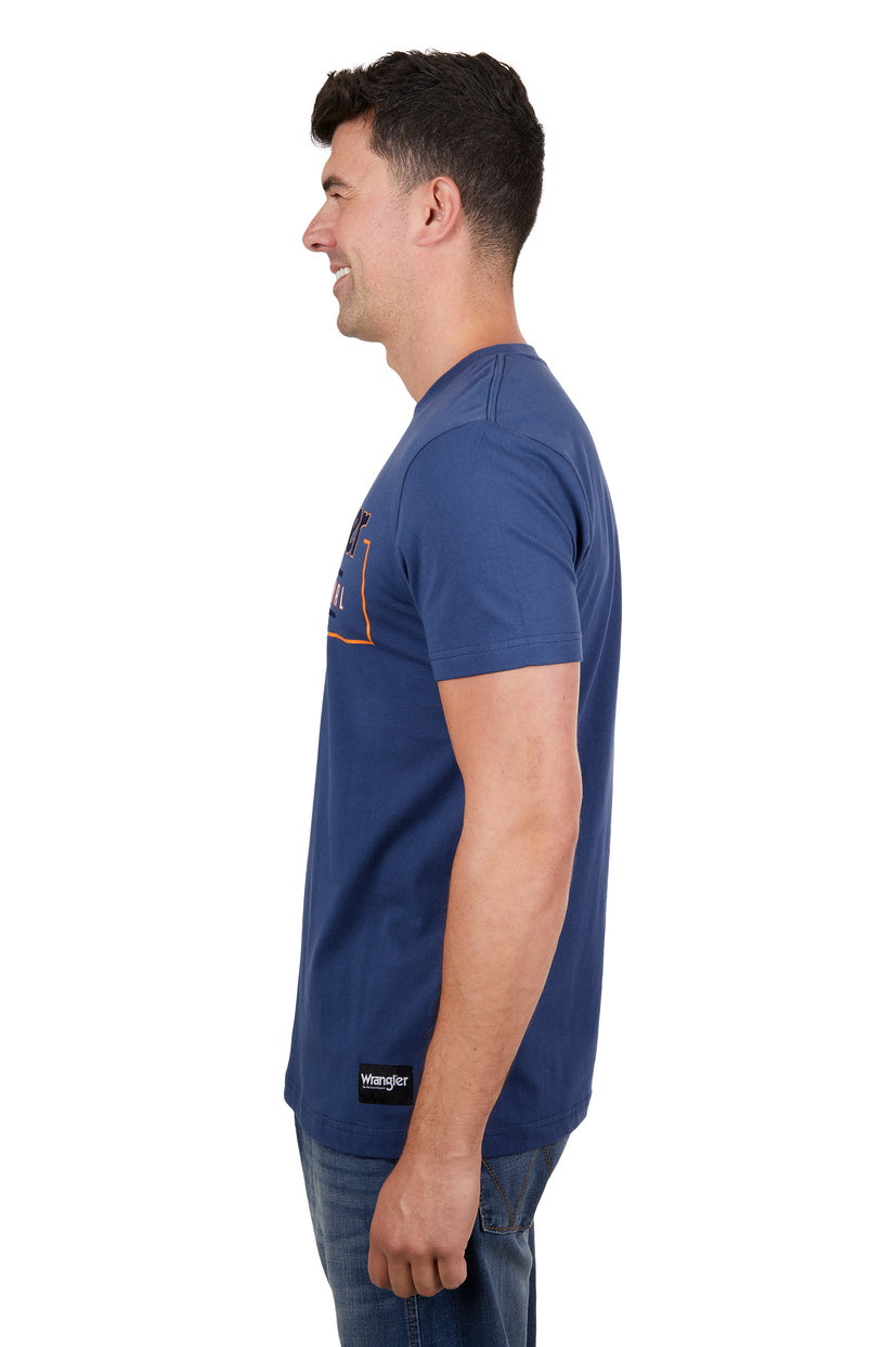 WRANGLER MENS LIAM S/S TEE (DENIM)