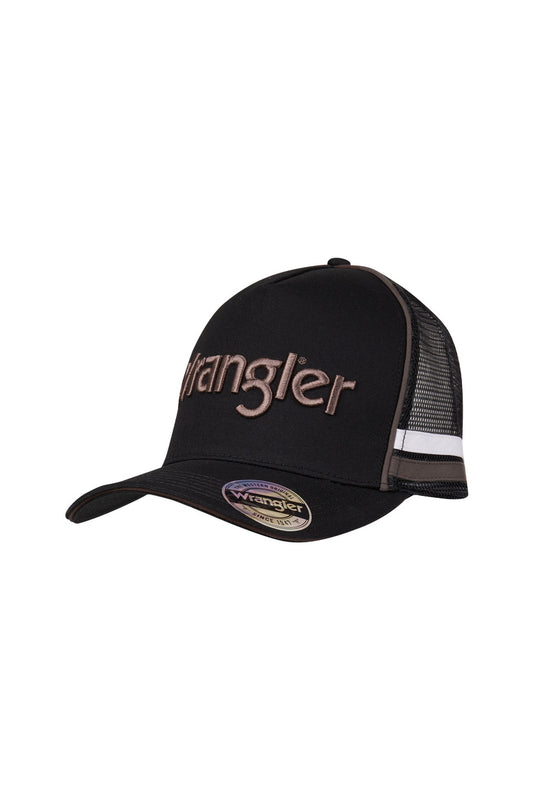 WRANGLER MENS LUKE HP TRUCKER CAP (BLACK)