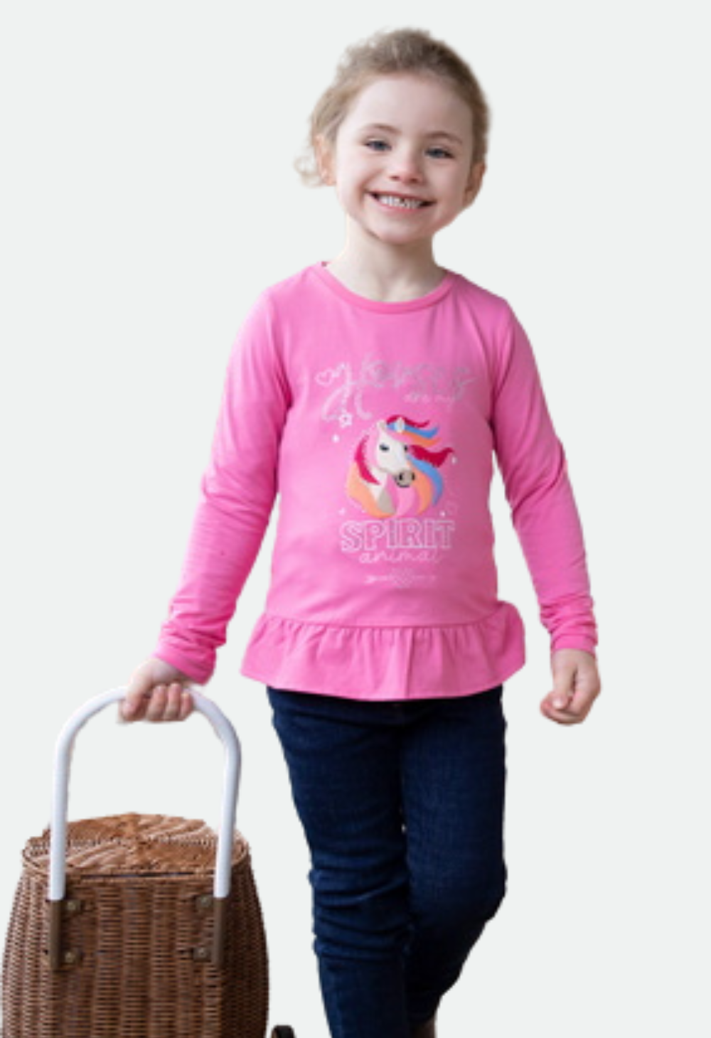 THOMAS COOK GIRLS ARIA L/S TEE (ROSE) - CLEARANCE – No Exchanges or Refunds