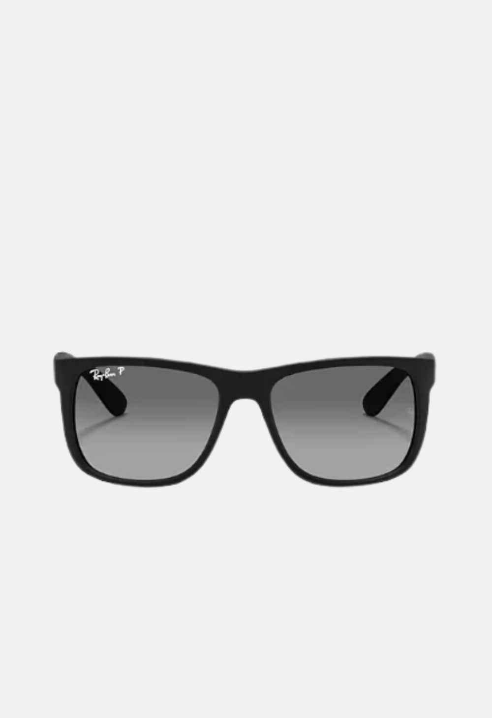 Ray-Ban Justin Rubber Black W/Light Grey Gradient Grey