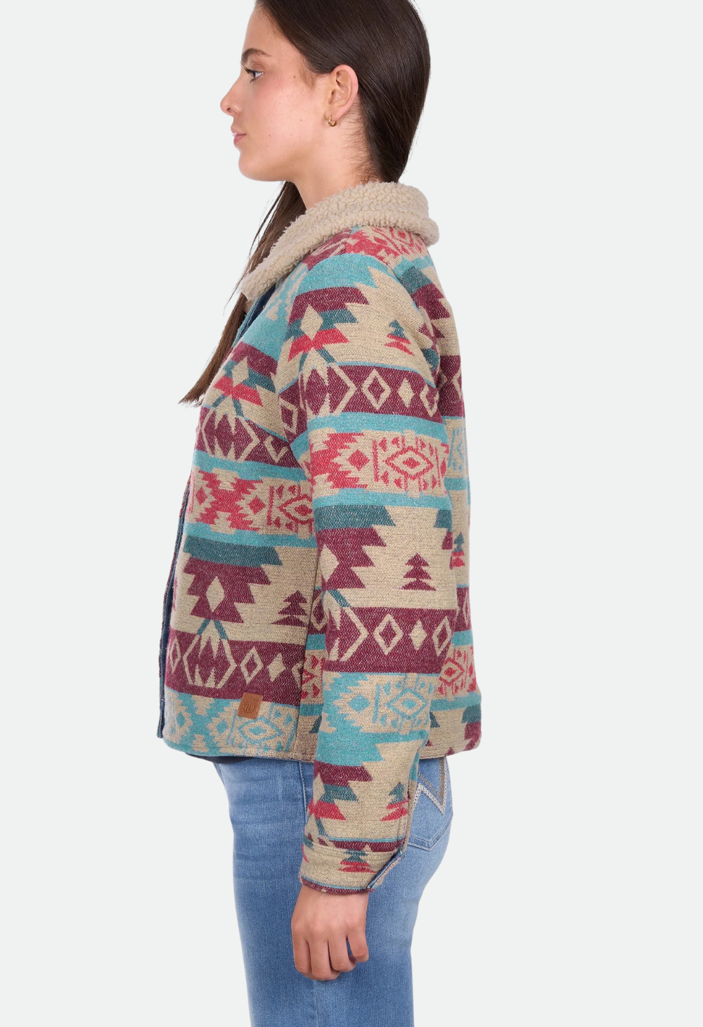 Wrangler Women’s Dixie Reversible Jacket - Denim/Multi