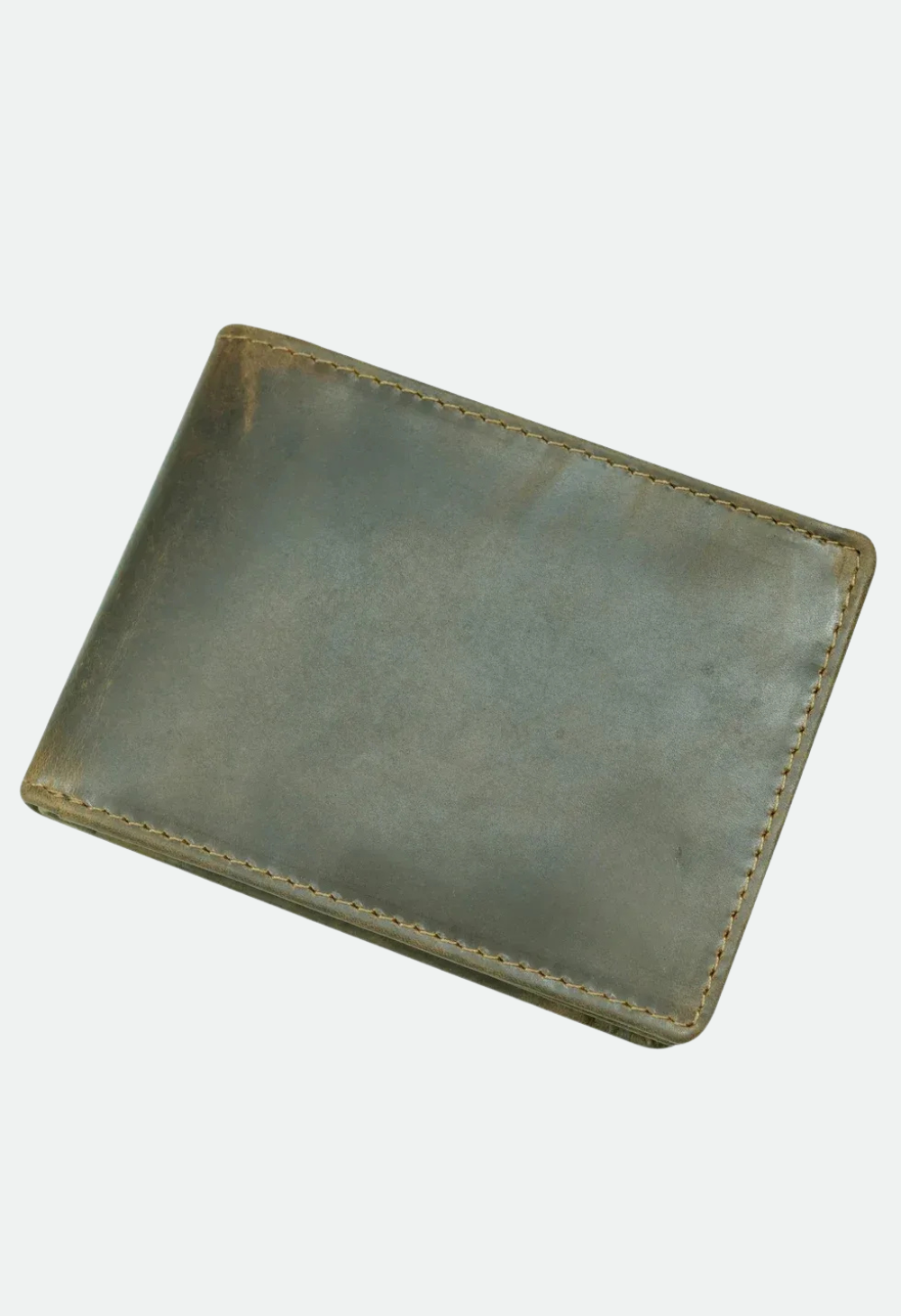 Cenzoni Leather Men's Wallet - Khaki - ZGW8171KH