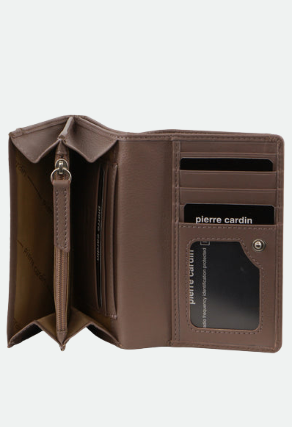 Pierre Cardin Leather Art Design Bi-Fold Flap Wallet