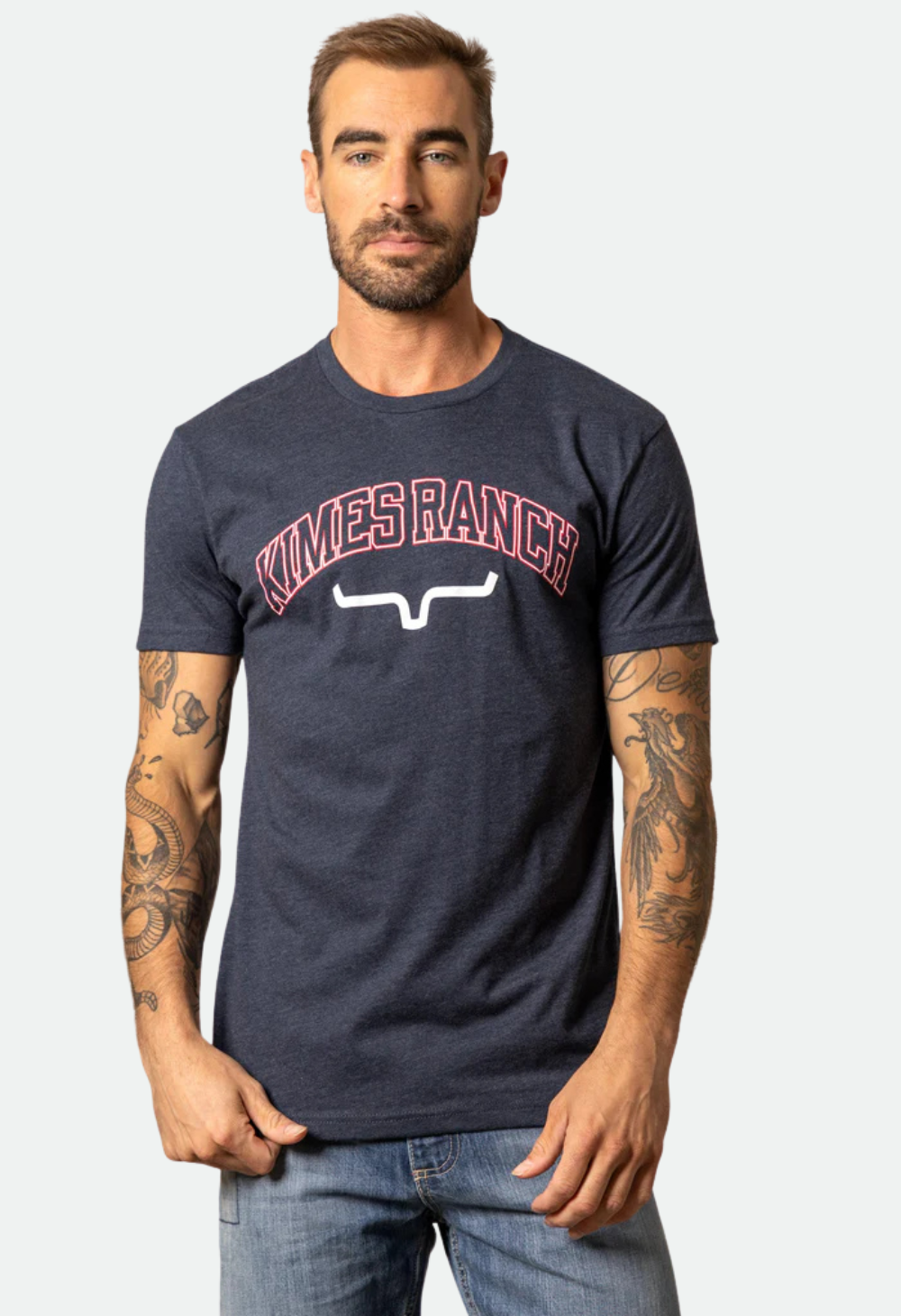 Kimes Ranch KR University Tee - Midnight Navy