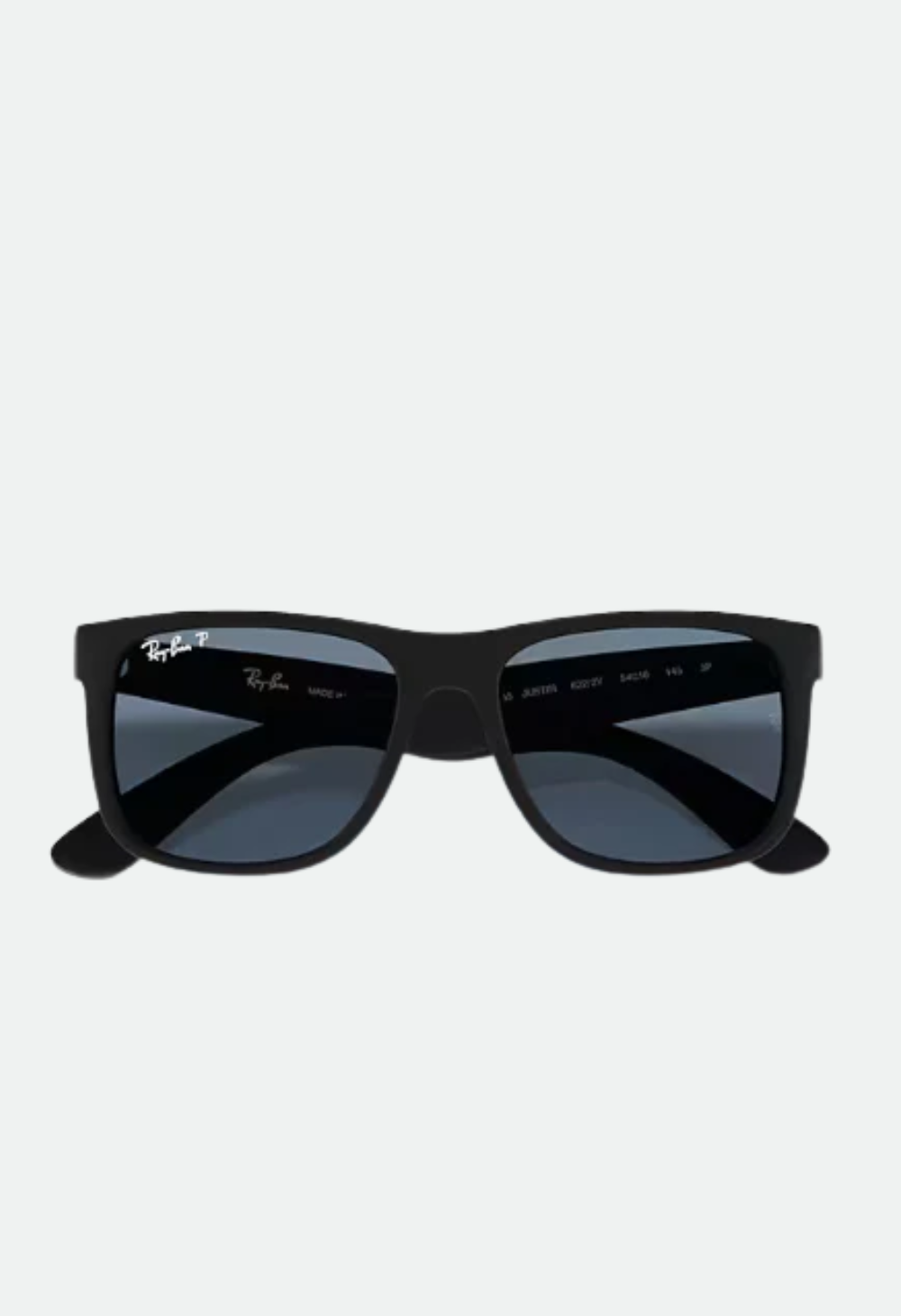 Ray-Ban Justin Rubber Black W/Dark Blue
