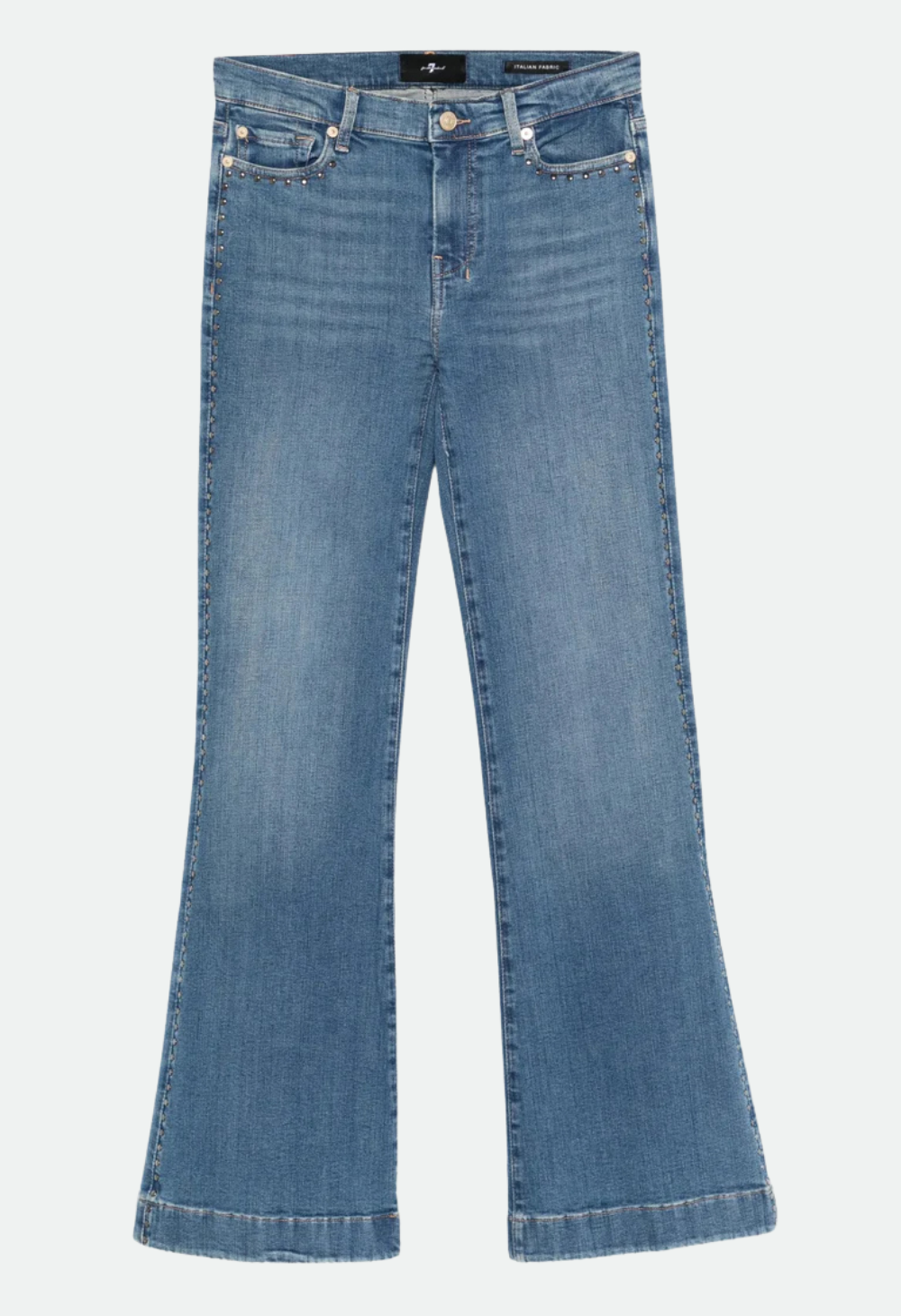 7 for All Mankind - Dojo Tailorless - Retro Fade - Mid Blue