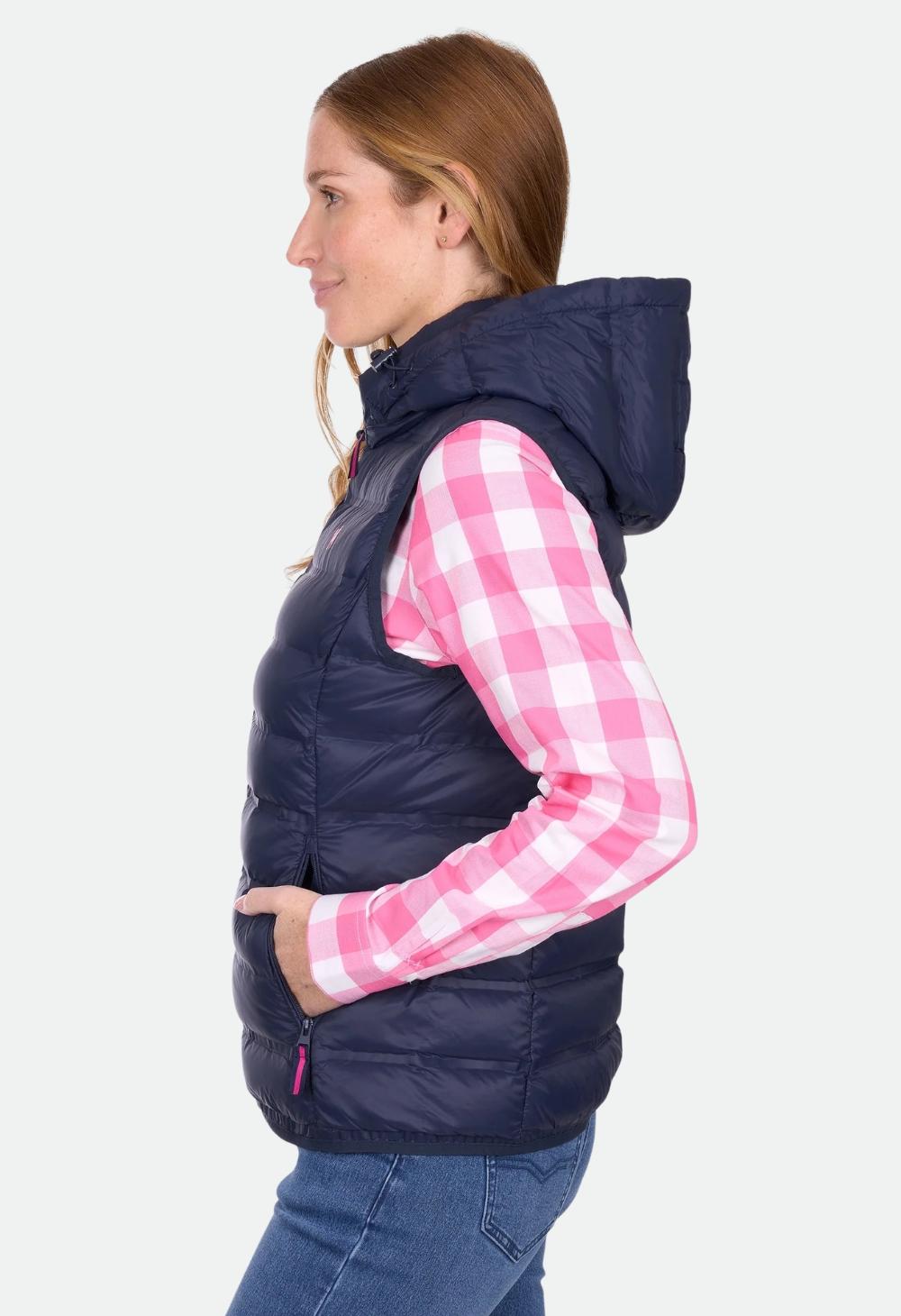 Thomas Cook Women's Oberon Light Weight Down Vest – NAVY