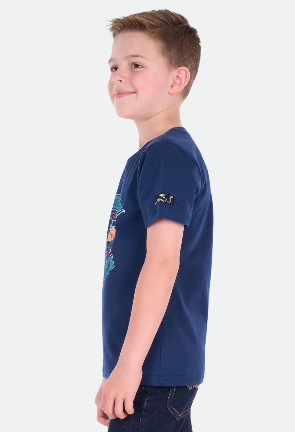 Pure Western Boys Dale SS Tee - Navy
