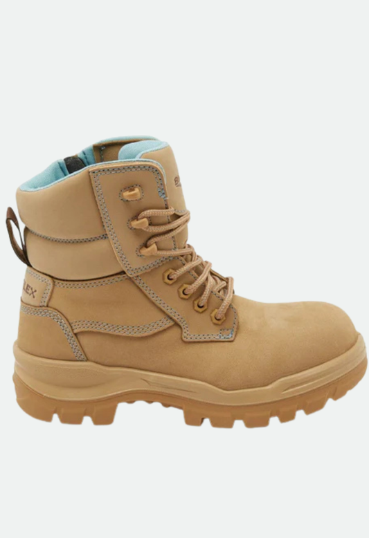 Blundstone Womens Rotoflex 8864 Zip Sided Safety Boot - Sand