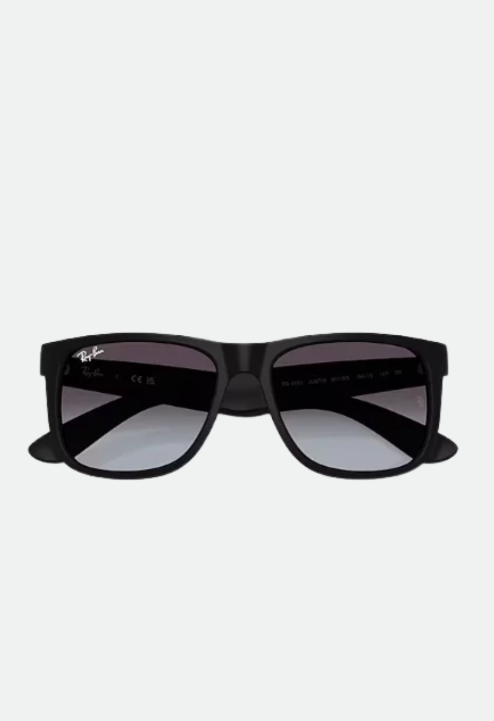 Ray-Ban Justin Rubber Black W/Light Grey Gradient Dark Grey