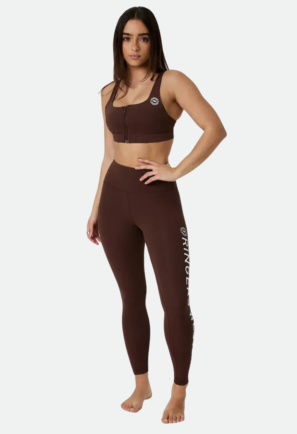 Ringers Western Anikafit Women's Zip Front Support Crop