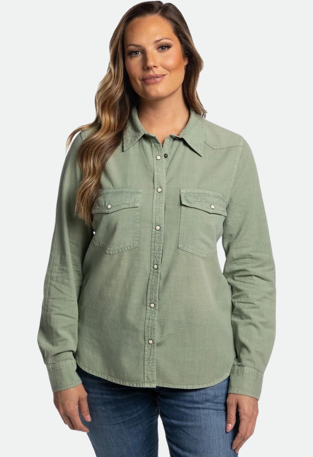 Justin Women's Snap Down Chambray
