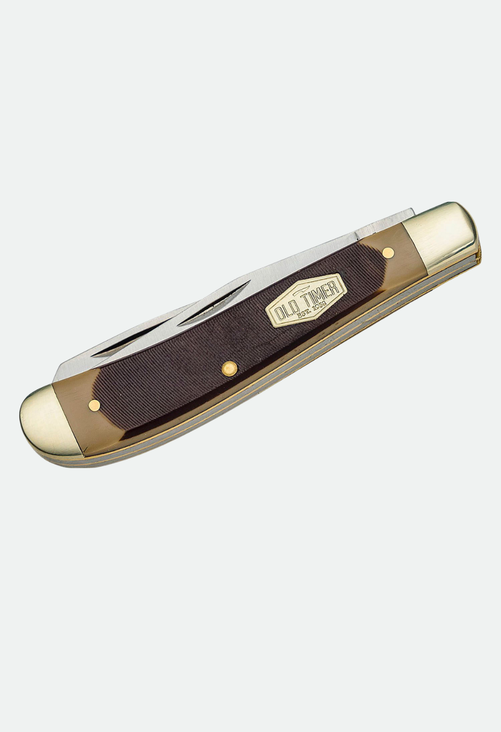 Old Timer Gunstock Two Blade Trapper 3.9"