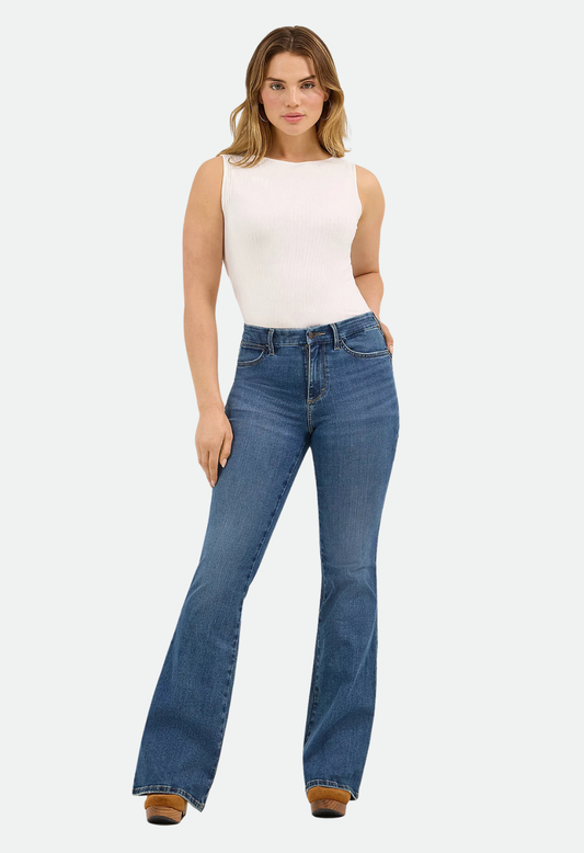 Wrangler Women's Bespoke High Rise Flare Jean