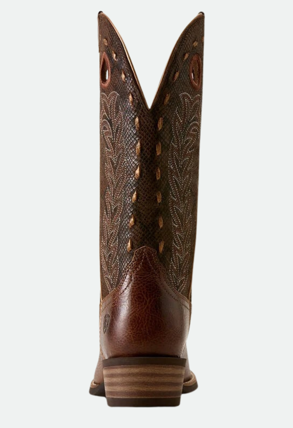 Ariat Women's Lucera Narrow Cutter Toe Western Boot - Deepest Tan|Chocolate Snake Print